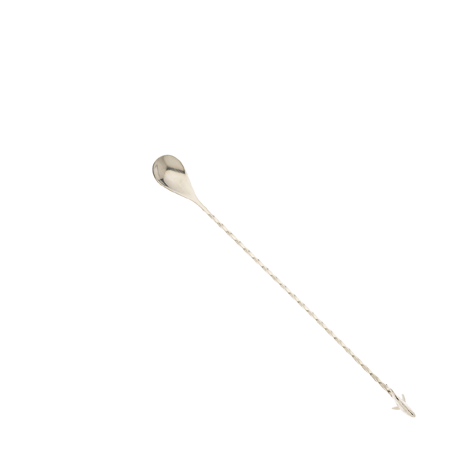 Barfly® 13-1/4" Silver Classic Bar Spoon with Shark End