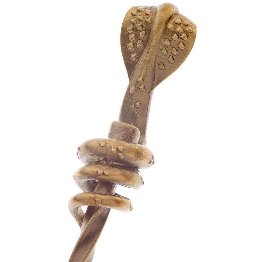 Venym Cobra Bar Spoon 11-13/16 in Antique Bronze Snakeskin