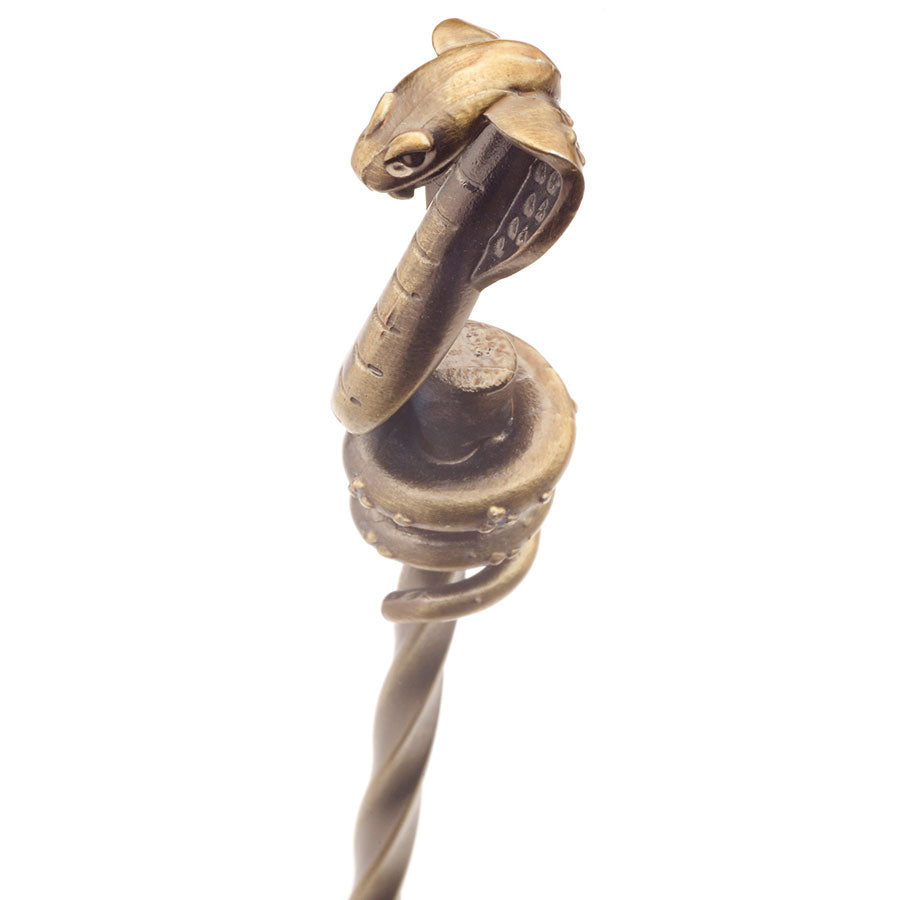 Venym Cobra Bar Spoon 11-13/16 in Antique Bronze Snakeskin