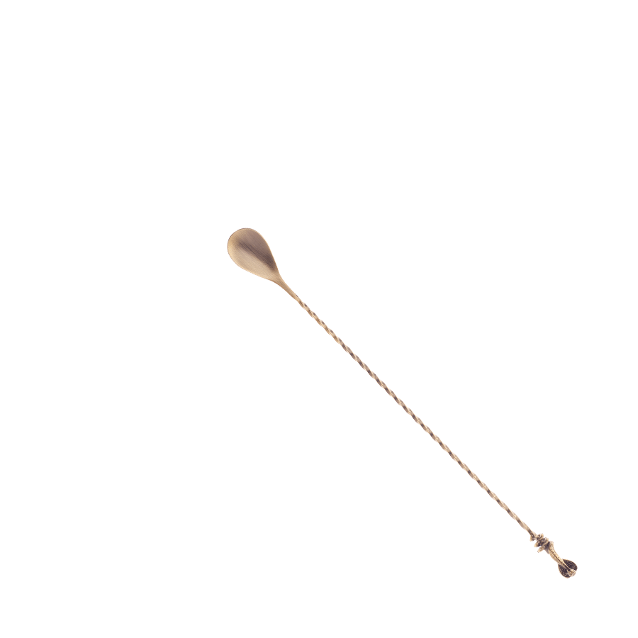 Venym Cobra Bar Spoon 11-13/16 in Antique Bronze Snakeskin