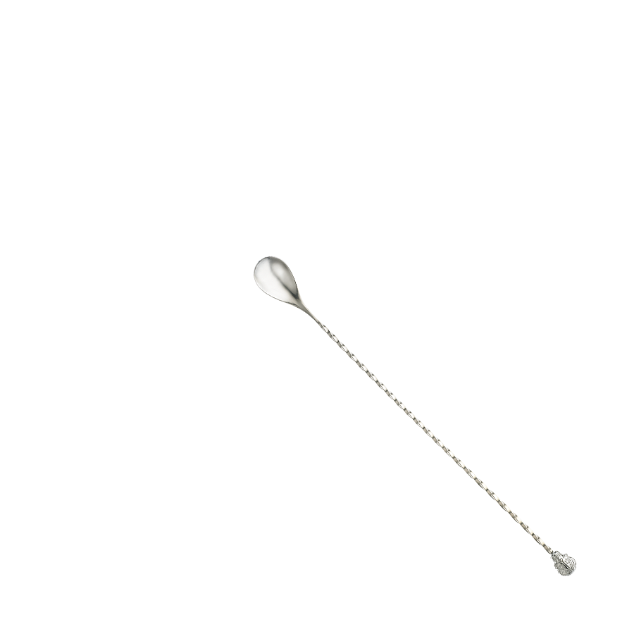 Barfly® 13" Silver Classic Bar Spoon with Sugar Skull End