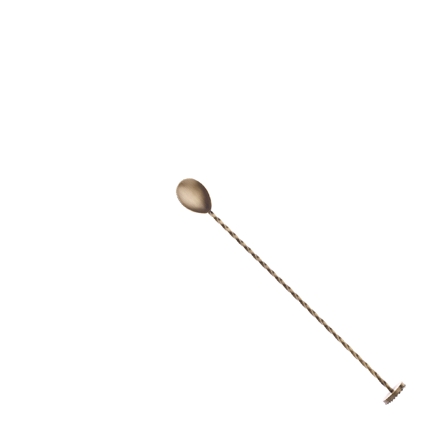Barfly® 11-13/16" Bar Spoon, Antique Gold