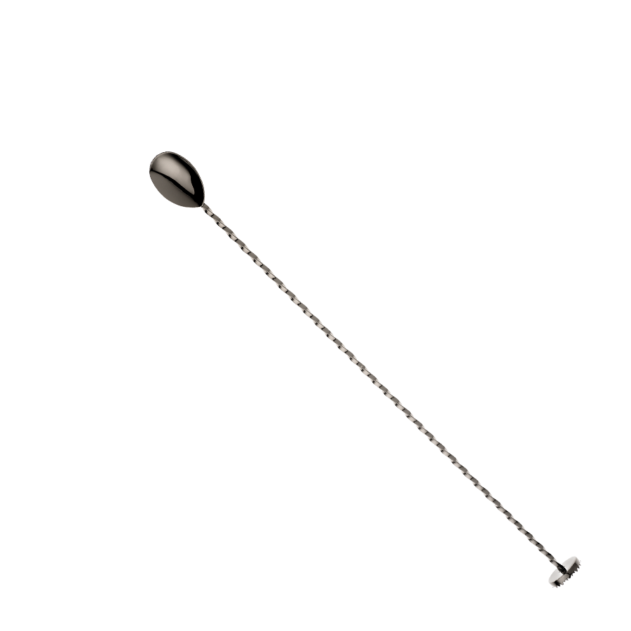 Barfly® 15-3/4" Bar Spoon with Muddler, Black