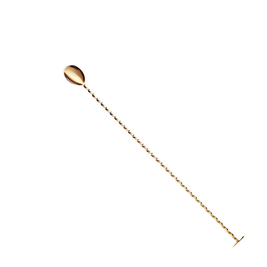 Barfly® 15-3/4" Bar Spoon with Muddler, Gold