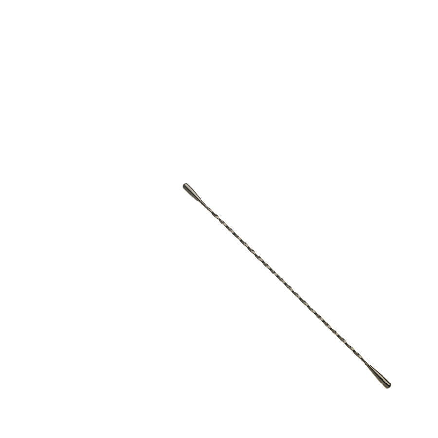 Barfly 13-3/16" Black Double-End Stainless Steel Bar Stirrer