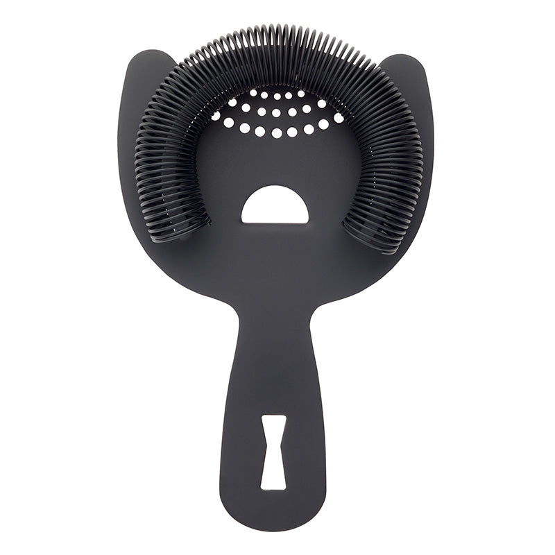 Barfly Black Out Spring Bar Strainer 6 in Heavy Duty Gun Metal
