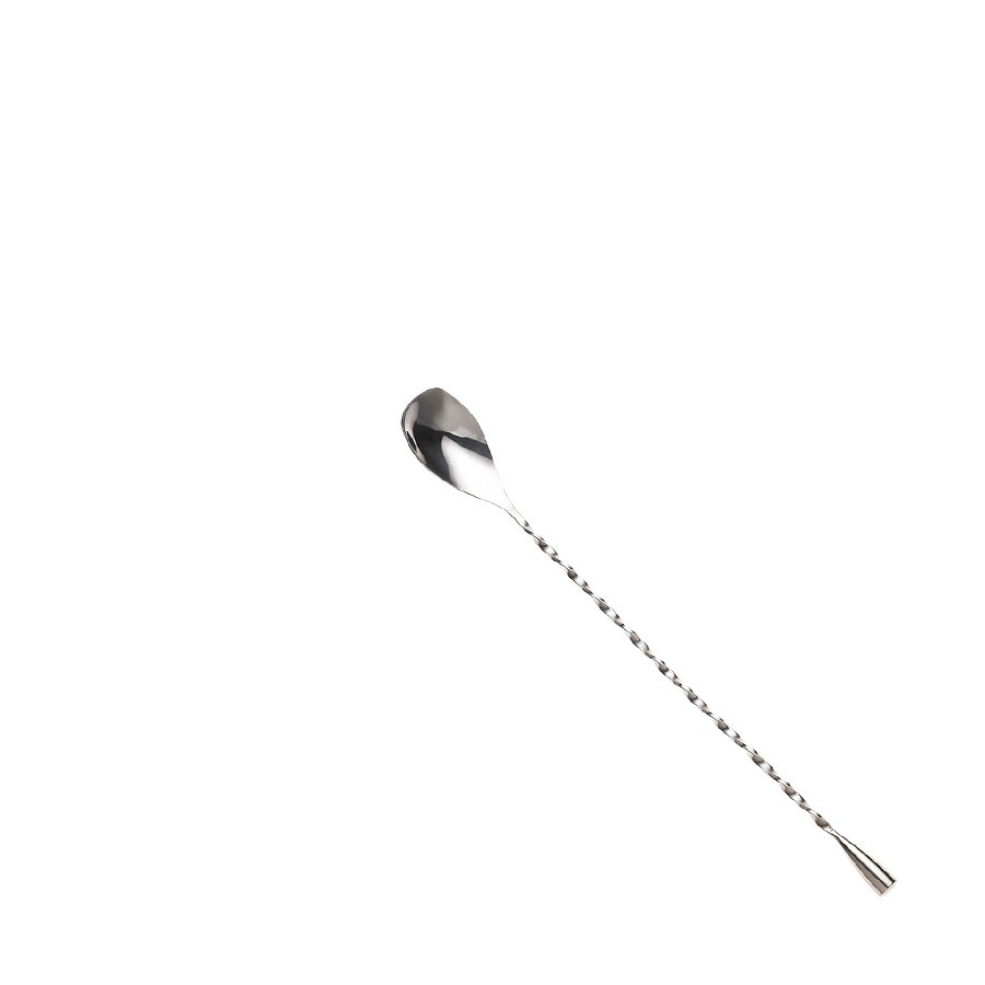 Barfly® 11-7/8" Silver Bar Spoon, Twisted Shaft