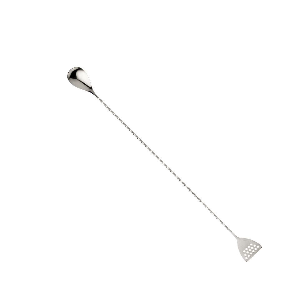 Barfly® 15-3/4" Bar Spoon with Strainer End, Silver