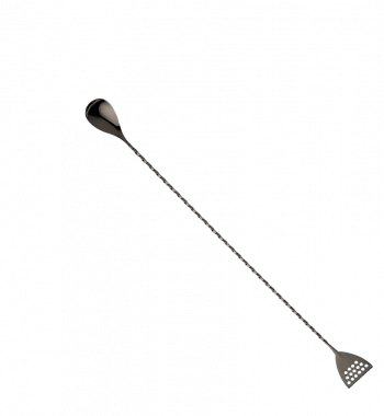 Barfly® 15-3/4" Bar Spoon with Strainer End, Black