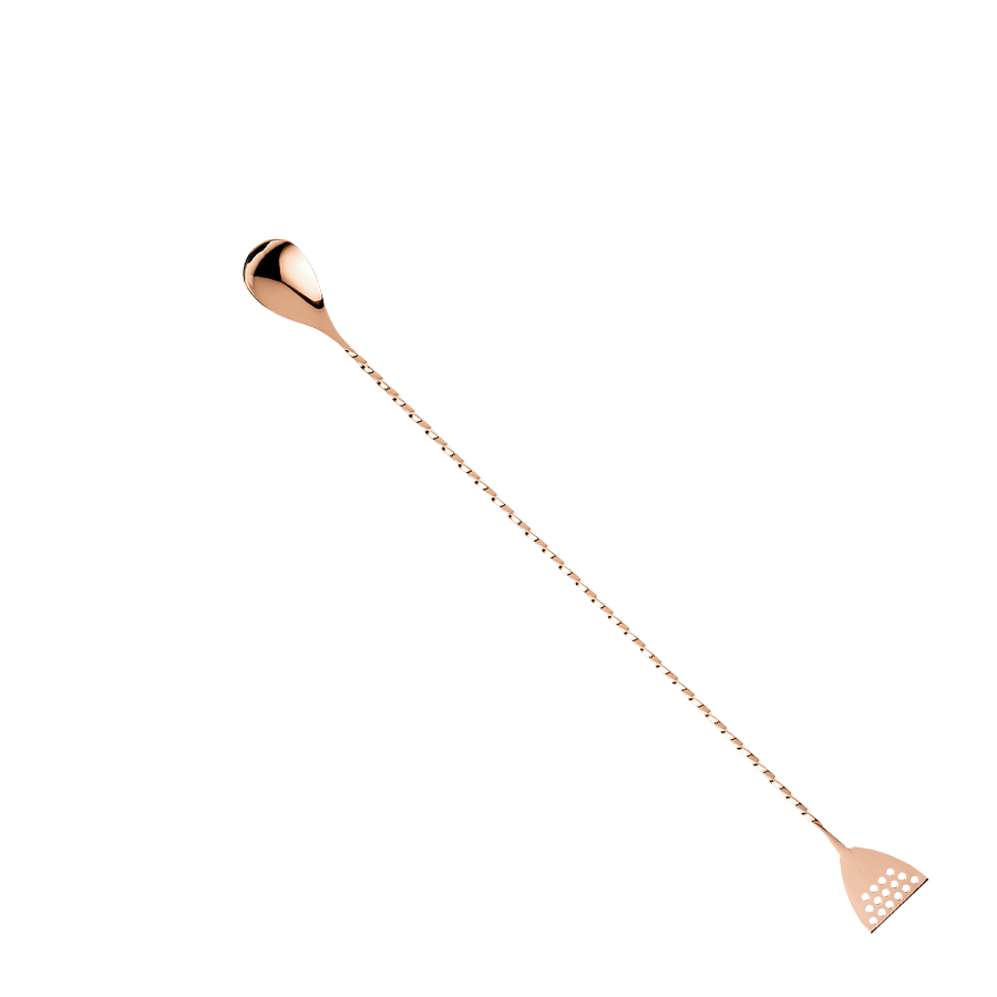 Barfly® 15-3/4" Bar Spoon with Strainer End, Copper