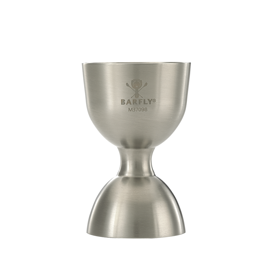 Barfly® 25 & 50 ml Straight Rim Jigger, Silver