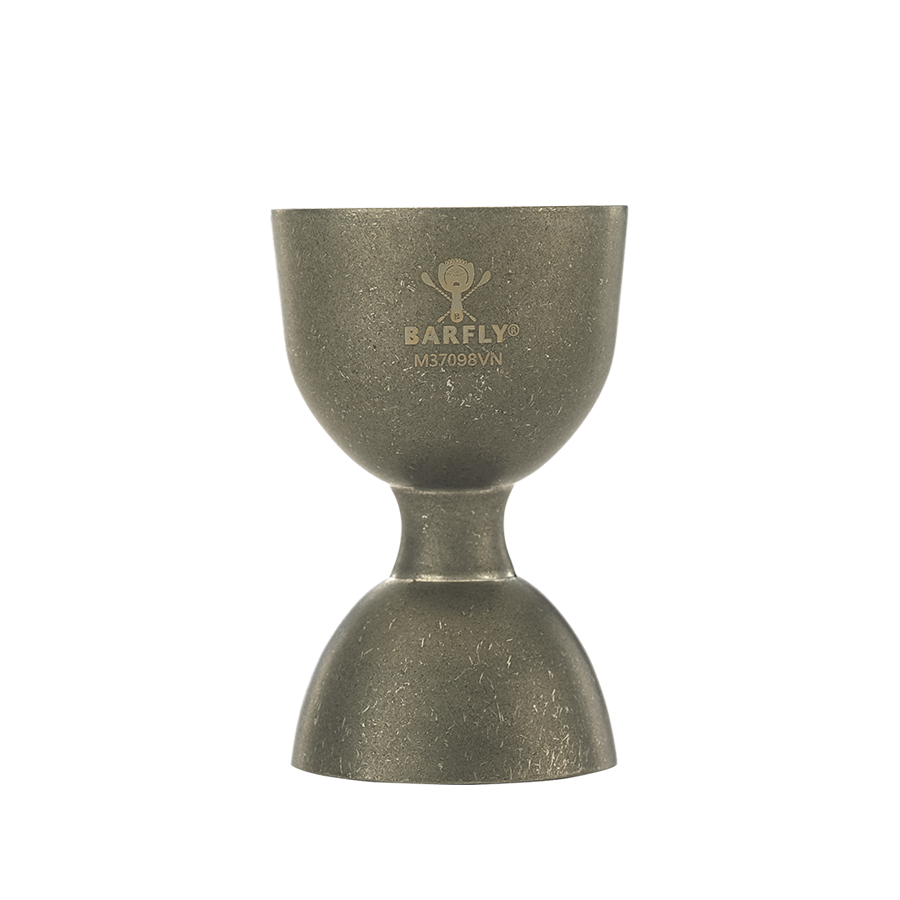 Barfly® 25 & 50 ml Straight Rim Jigger, Vintage