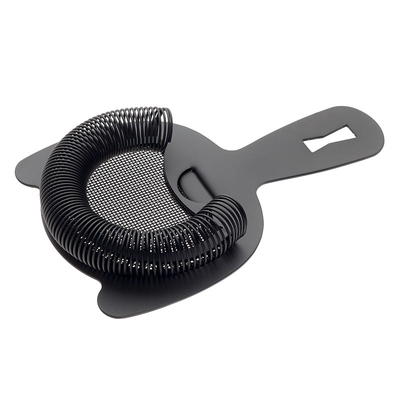 Barfly Black Out Fine Mesh Bar Strainer 6 in Gun Metal Black