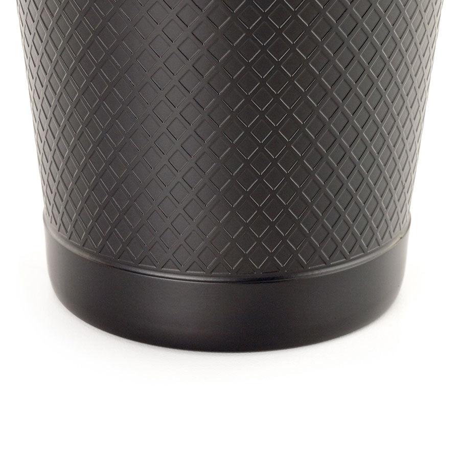 Barfly Black Out Diamond Lattice Shaker 18 oz Matte Black