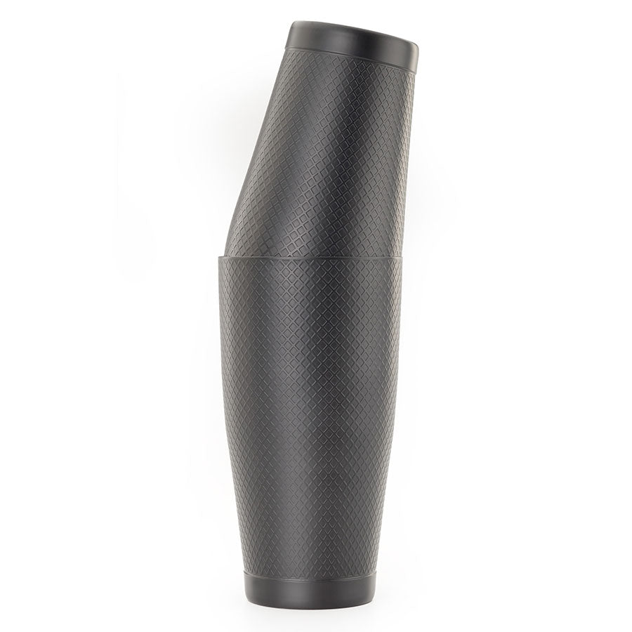Barfly Black Out Diamond Lattice Shaker Set 28 & 18 oz