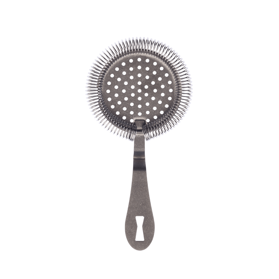 Barfly® 7-1/4" Deluxe Antique Hawthorne Bar Strainer, Vintage