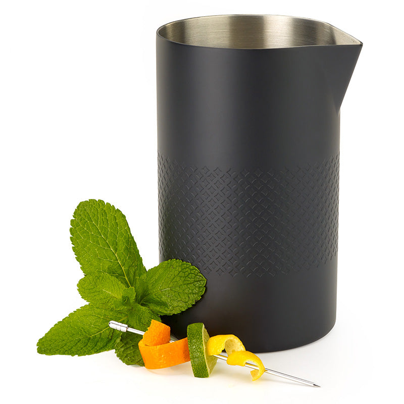Barfly Black Out Diamond Lattice Mixing Tin 21 oz Insulated