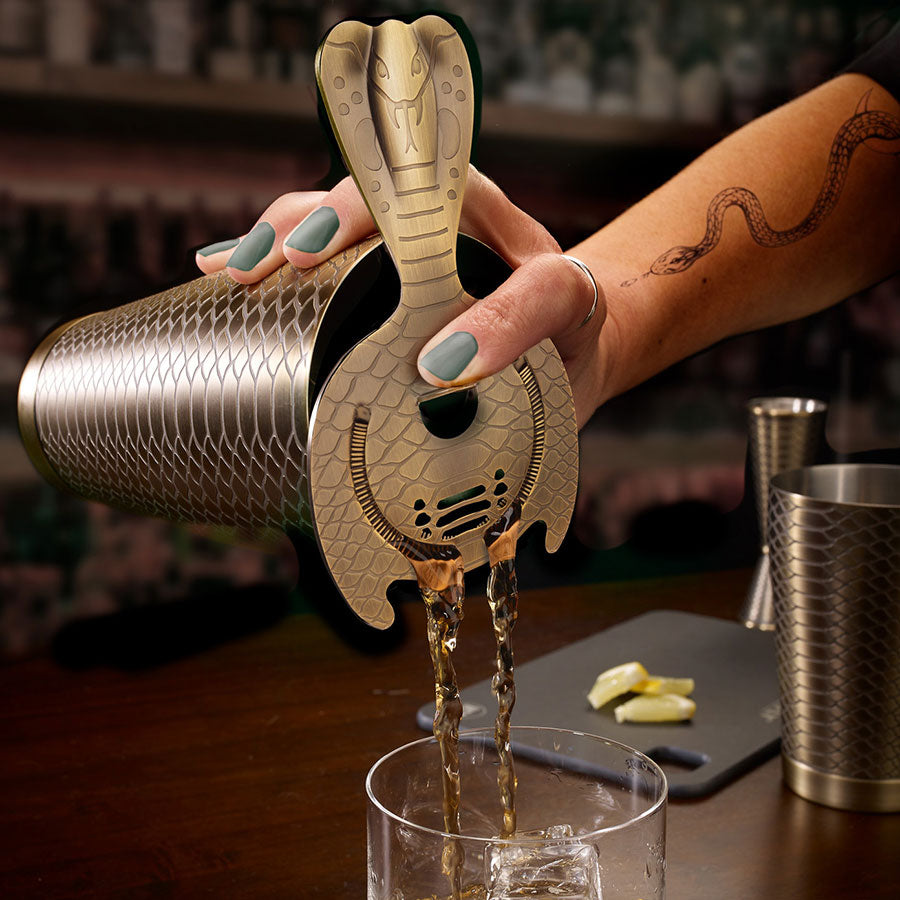 Venym 5-Piece Bartender Kit Antique Bronze Gift Set