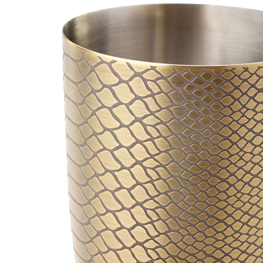 Venym Cocktail Shaker 28 oz Antique Bronze Snakeskin Finish
