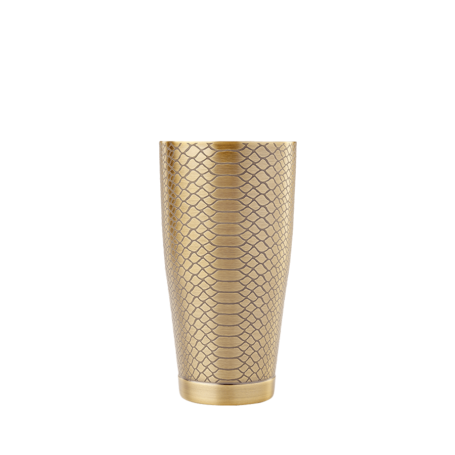 Venym Cocktail Shaker 28 oz Antique Bronze Snakeskin Finish