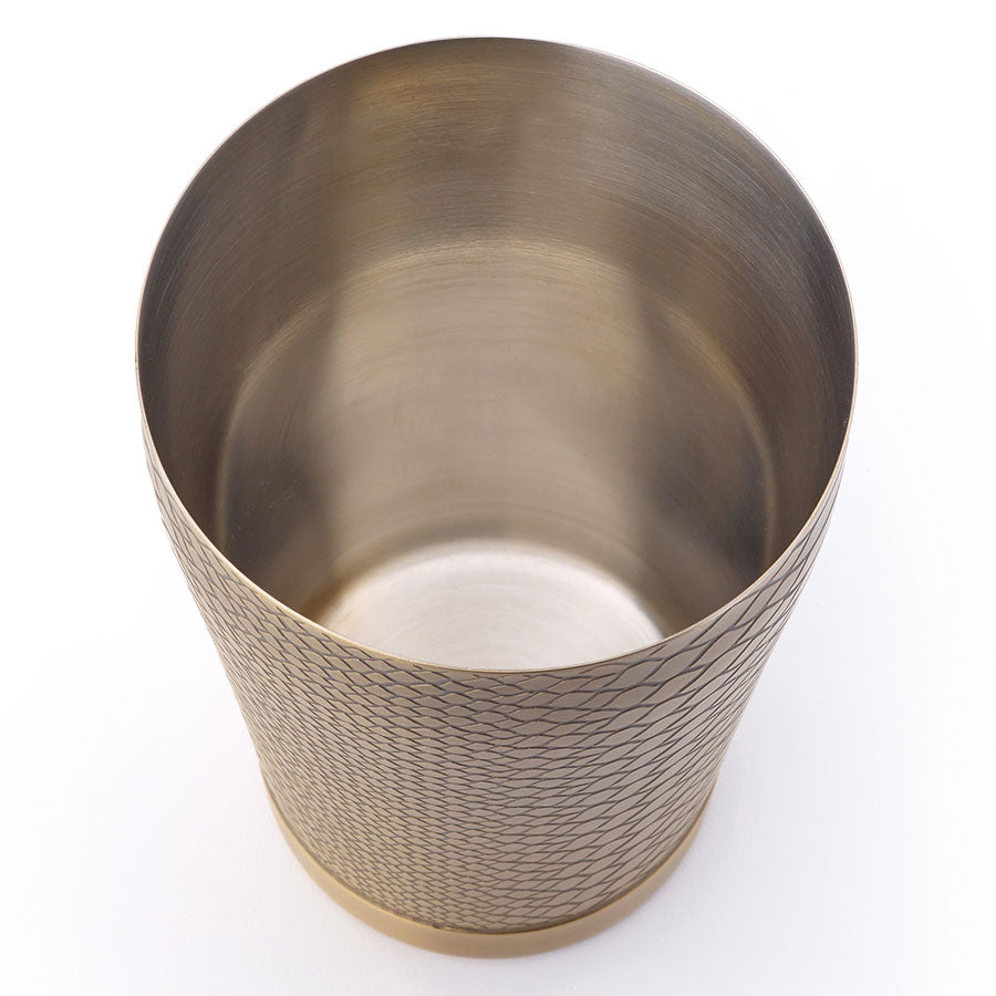Venym Cocktail Shaker 18 oz Antique Bronze Snakeskin Finish