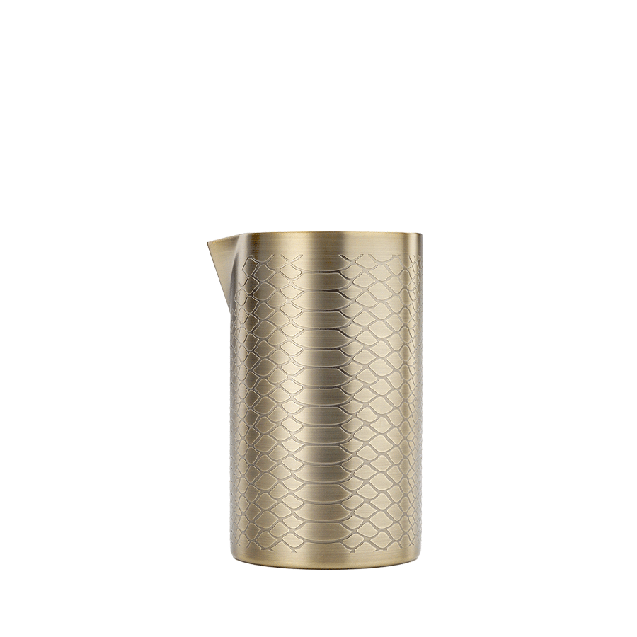 Barfly Venym Mixing Tin 21 oz Double-Wall Insulated Antique Brass