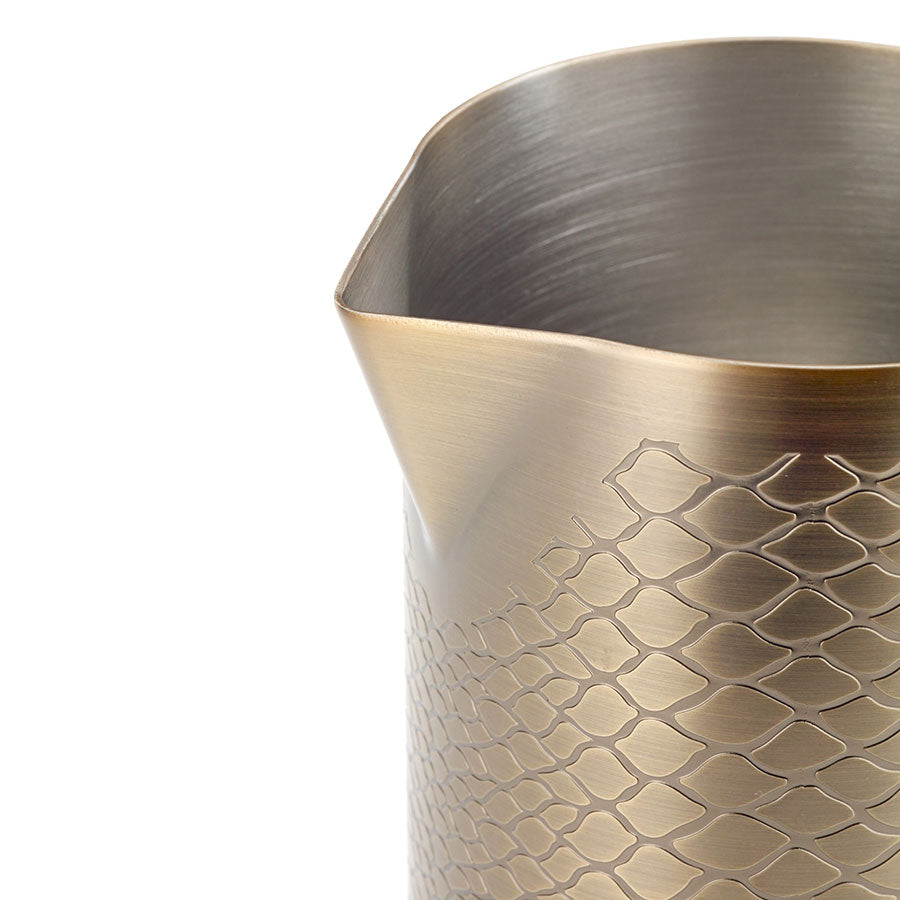 Barfly Venym Mixing Tin 21 oz Double-Wall Insulated Antique Brass