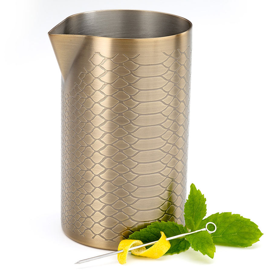 Barfly Venym Mixing Tin 21 oz Double-Wall Insulated Antique Brass
