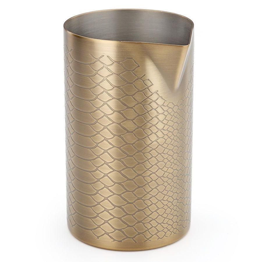 Barfly Venym Mixing Tin 21 oz Double-Wall Insulated Antique Brass