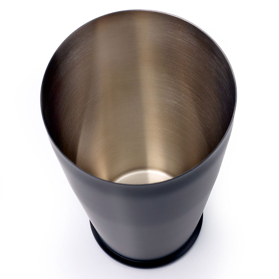 Barfly Black Out Deluxe Weighted Shaker 28 oz Matte Black