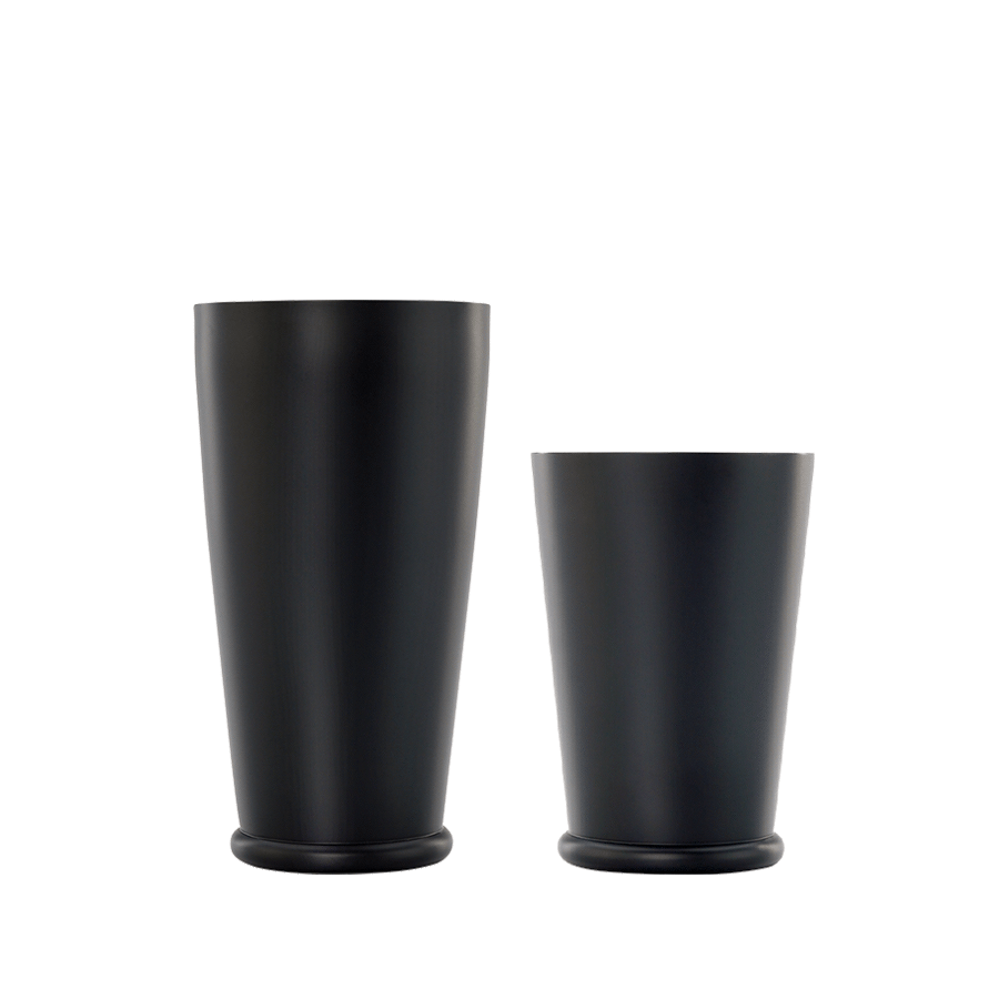 Barfly Black Out Deluxe Weighted Shaker Set 28 & 18 oz