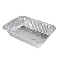 Foil Take out Container, 8" x 6" x 2"