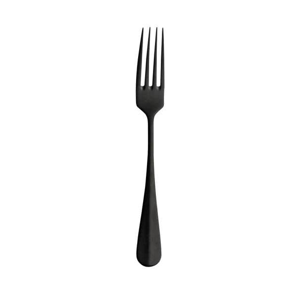 Sola 7" Baguette Black Dinner Fork