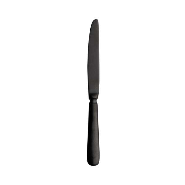 Sola 7" Baguette Black Dessert Knife