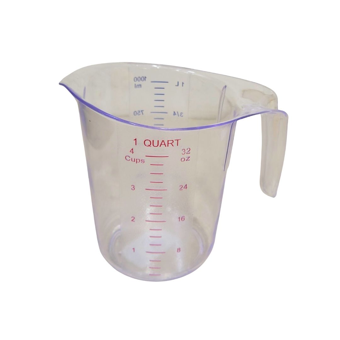 1 Qt. Clear Polycarbonate Measuring Cup