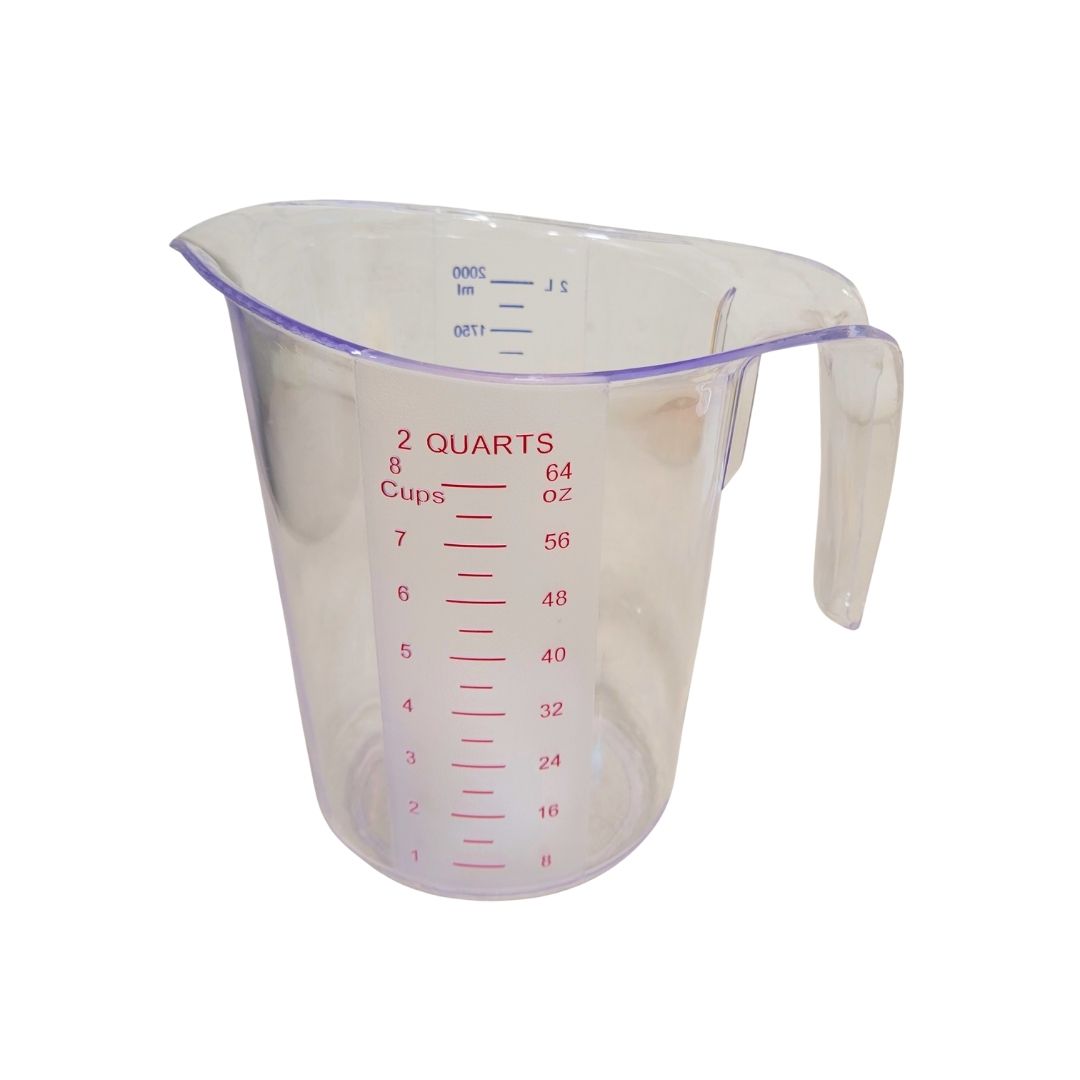 2 Qt. Clear Polycarbonate Measuring Cup