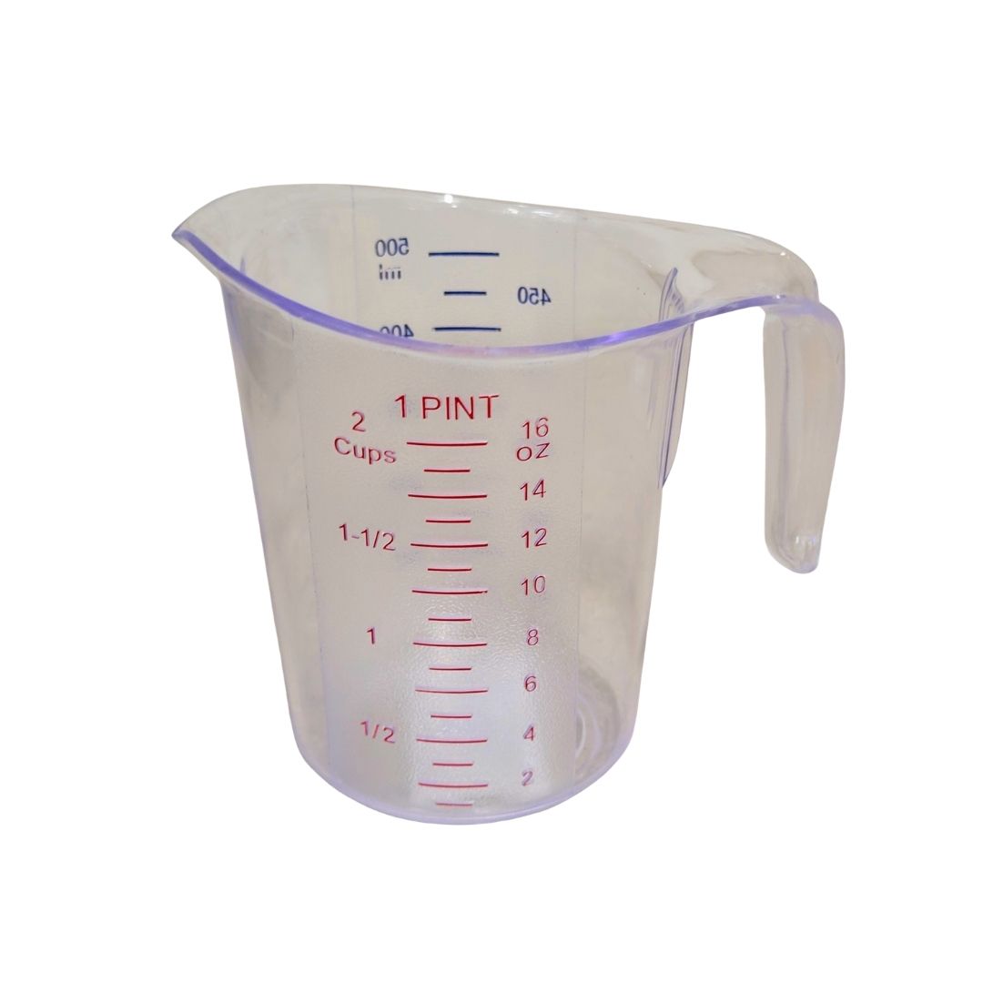 1 Pint Clear Polycarbonate Measuring Cup