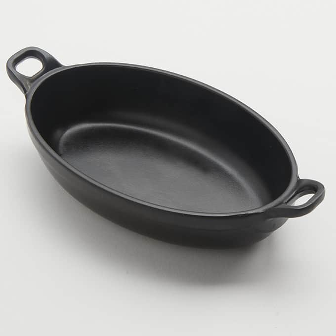4-1/2 oz. Melamine Oval Casserole Dish, Black