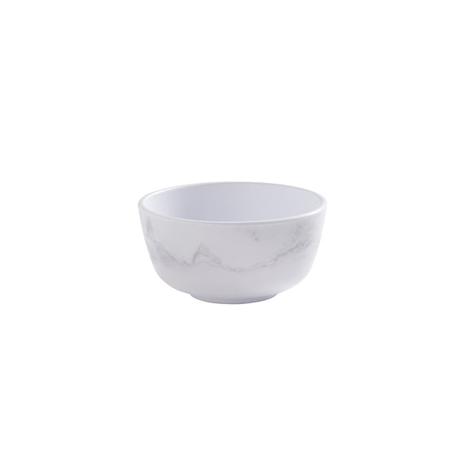 Bouillon 10 oz. Round Cup, Matte Marble White