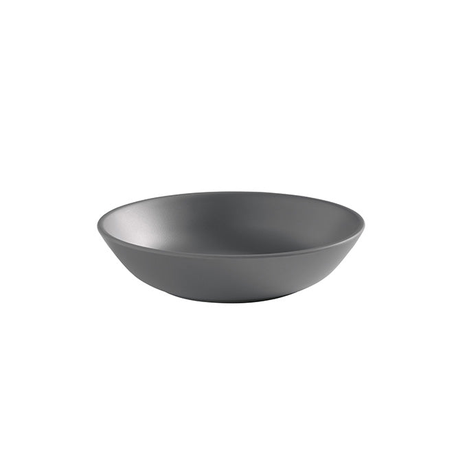 Mix & Matte 12 oz. Round Bowl, Matte Gray