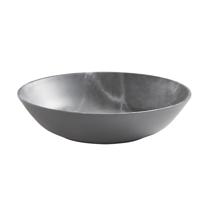 Mix & Matte 24 oz. Round Bowl, Matte Marble Gray