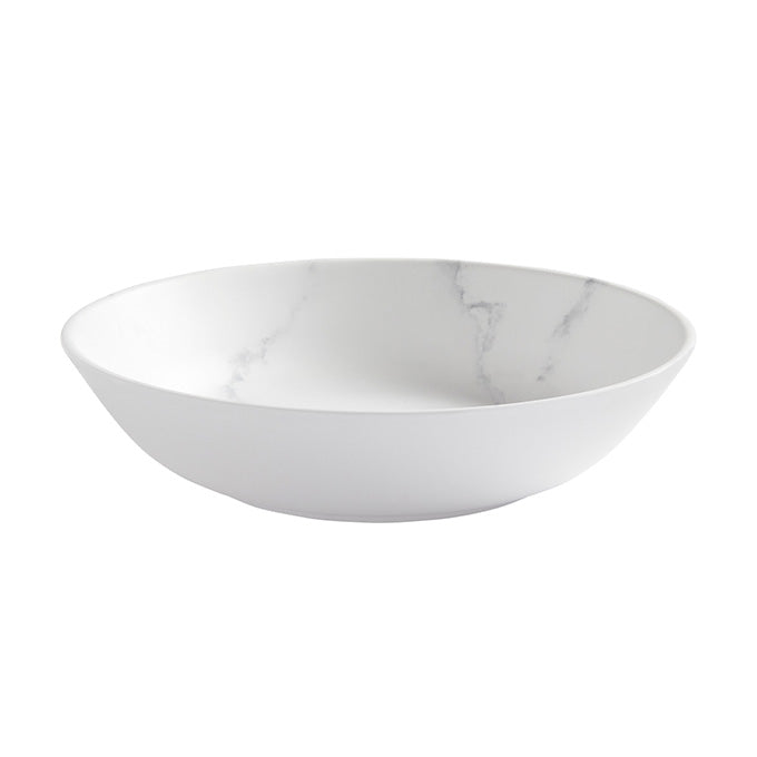 Mix & Matte 24 oz. Round Bowl, Matte Marble