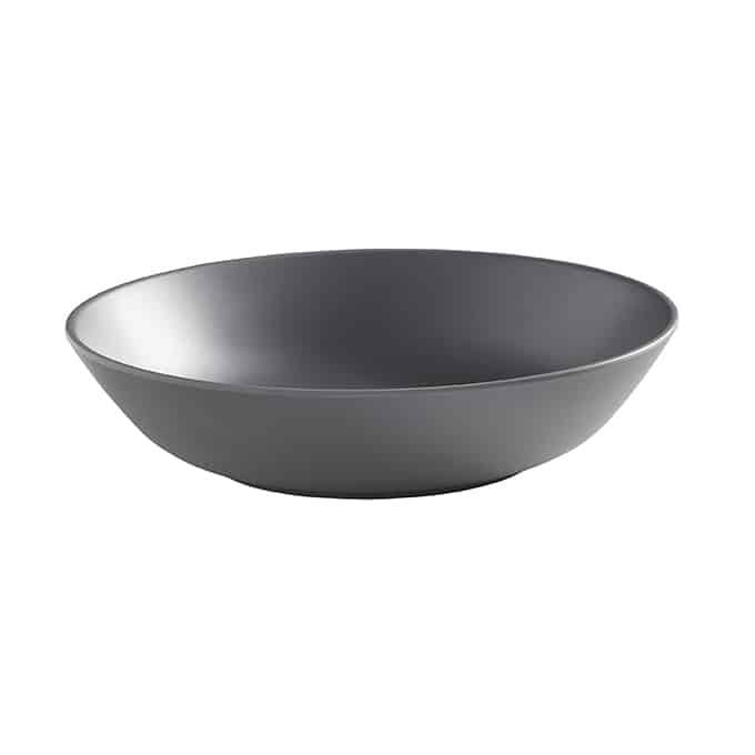 36 oz. Round Bowl, Matte Grey