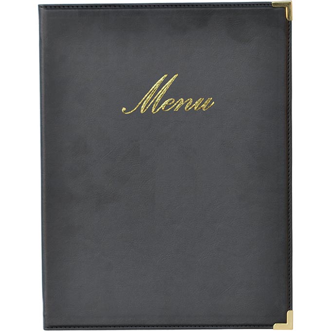 10" x 13" Securit® Classic Sewn Menu Cover