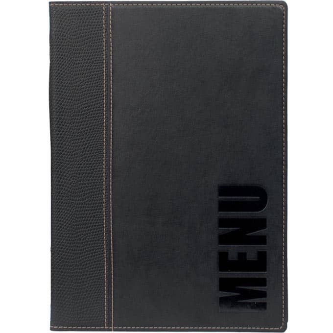 10" x 13" Securit® Trendy Sewn Menu Cover