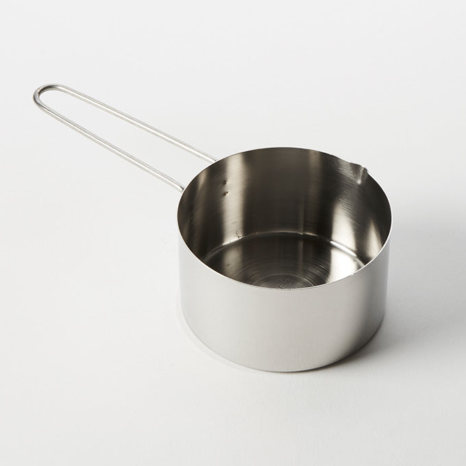 1-1/4 cup Stainless Steel Measuring Cup w/Wire Loop Handle