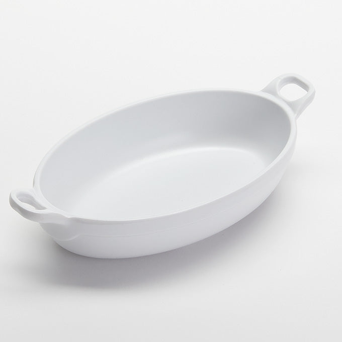 5 oz. Melamine Oval Casserole Dish, White