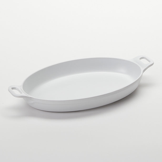 13 oz. Melamine Oval Casserole Dish, White