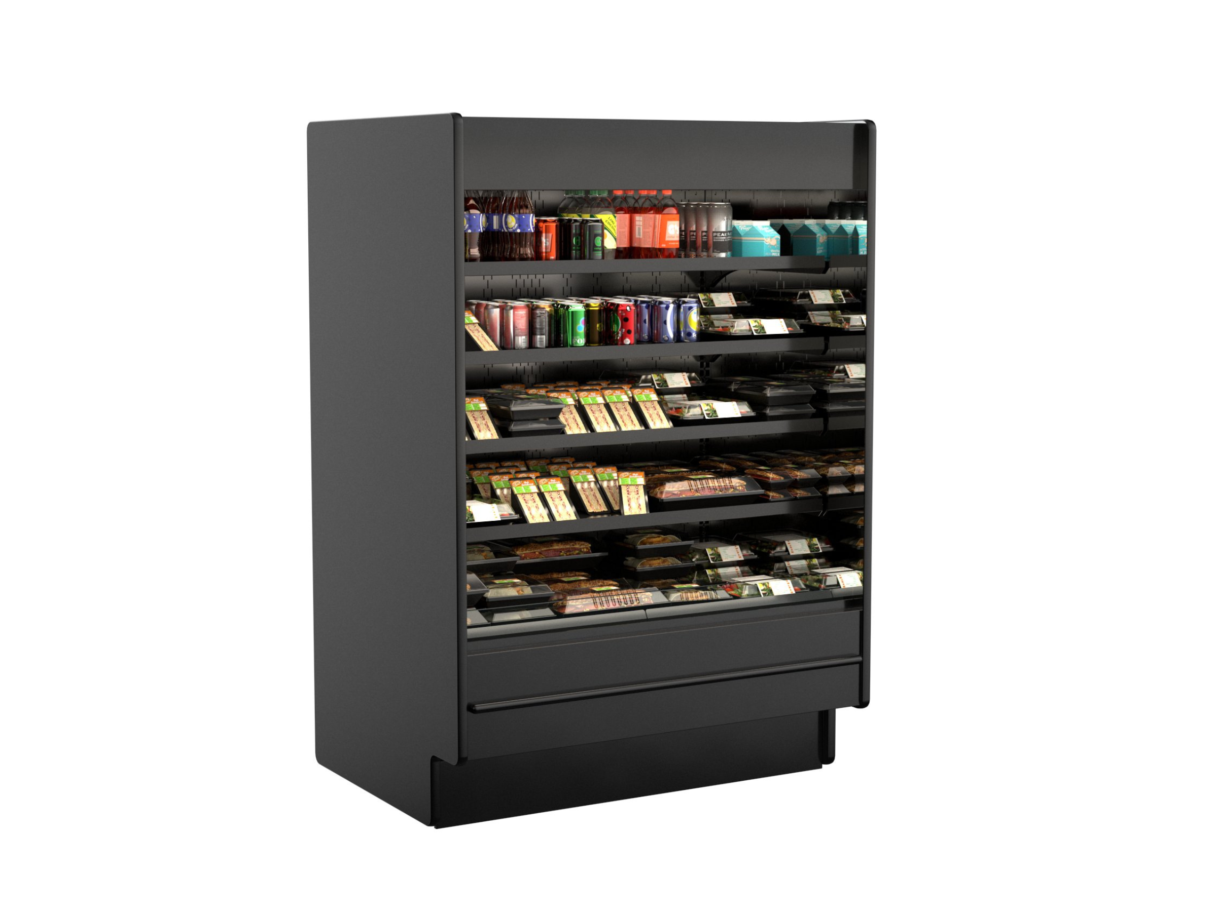 Fusion® Refrigerated Service Case, 50-1/4"W x 37-1/8"D x 72-1/2"H