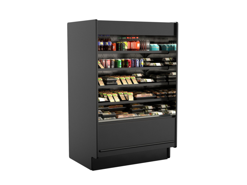 Fusion® Self-Service Refrigerated Display Case, 74-1/4"W x 37-1/8"D x 78-1/2"H